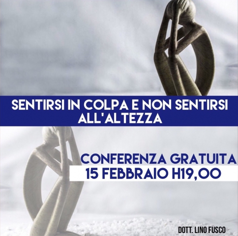 Sentirsi in colpa e non sentirsi all'altezza