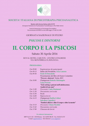 Psicosi e Dintorni - Il Corpo e la Psicosi