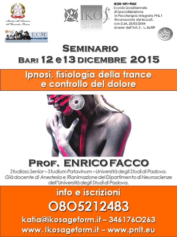 Ipnosi, fisiologia della trance e controllo del dolore