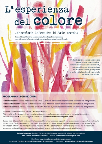 L'esperienza del colore (Laboratorio espressivo di arte terapia)
