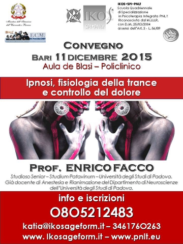 Ipnosi: fisiologia della trance e controllo del dolore