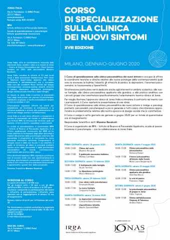 Clinica dei Nuovi Sintomi XVIII Edizione