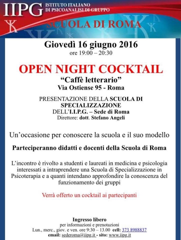 Open Night Cocktail (IIPG Roma)