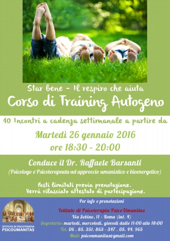 Corso di Training autogeno