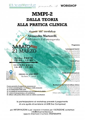 Workshop intensivo MMPI-2