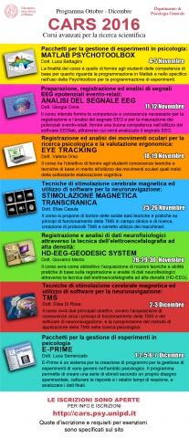 Corsi Avanzati per la Ricerca Scientifica