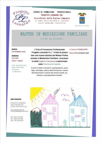 Master in Mediazione familiare