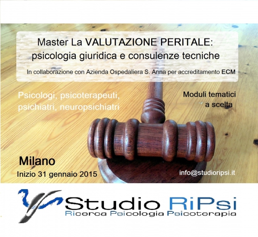 La Valutazione peritale - Psicologia giuridica e consulenze tecniche
