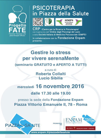 Gestire lo stress per vivere serenaMente