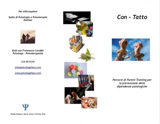 Con - Tatto: parent training per la prevenzione delle dipendenze patologiche