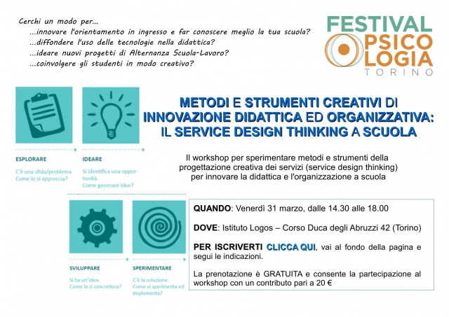 Il service design thinking