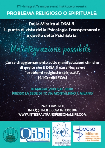 Problema religioso o spirituale: dalla mistica al DSM-5