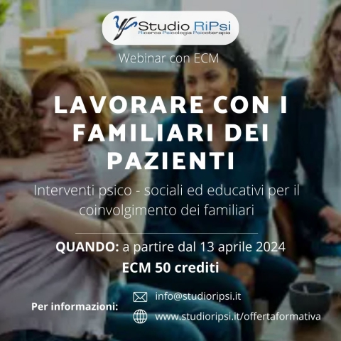 Lavorare con i familiari dei pazienti