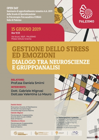 Gestione dello Stress ed emozioni. Dialogo tra Neuroscienze e Gruppoanalisi