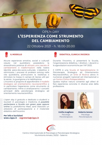 L’esperienza come strumento del cambiamento