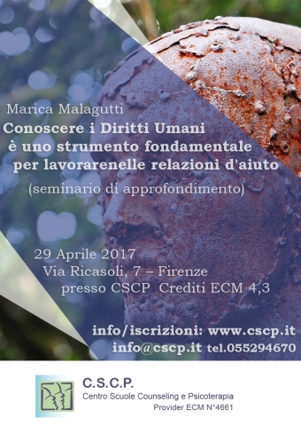 Conoscere i Diritti Umani per lavorare nelle relazioni d'aiuto