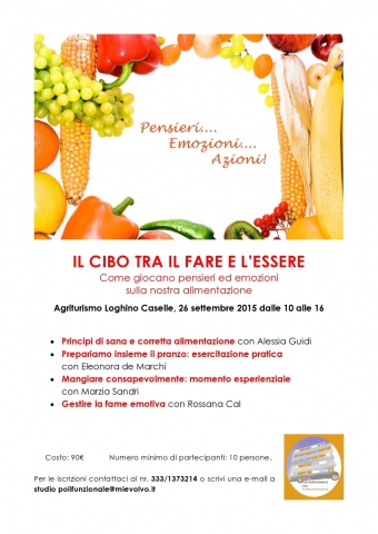 Il cibo tra il fare e l'essere