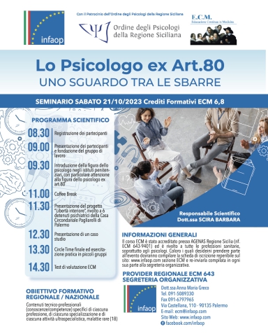 Lo psicologo ex art. 80