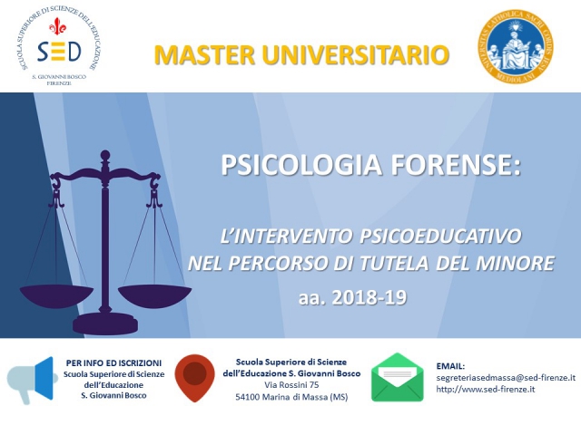 Psicologia Forense: l'intervento educativo nel percorso di tutela del minore