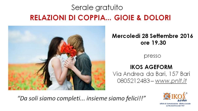 Relazioni di coppia, Gioie e Dolori