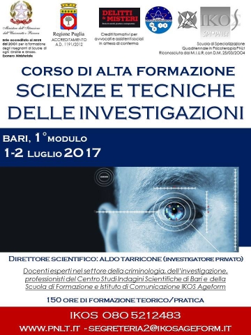 Scienze e Tecniche delle Investigazioni