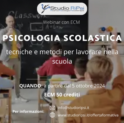 Psicologia scolastica: tecniche e metodi per lavorare nella scuola