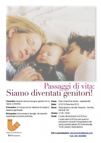 Passaggi di vita: siamo diventati genitori!