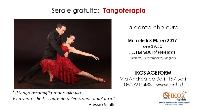 Serale gratuito: TangoArTerapia