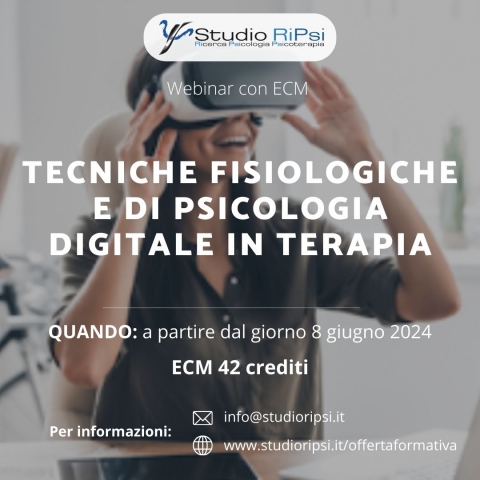 Tecniche fisiologiche e di psicologia digitale in terapia