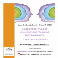 Il codice deontologico del mediatore familiare professionista