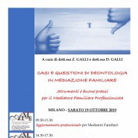 Casi e questioni di deontologia in mediazione familiare