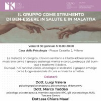 Il gruppo come strumento di ben-essere in salute e malattia
