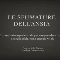 Le sfumature dell'ansia