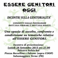 Essere genitori oggi: cicli di incontri sulla genitorialita'