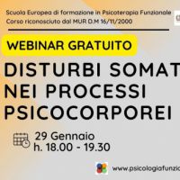 I disturbi somatici nei processi psicocorporei