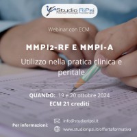 MMPI-2RF e MMPI-A: utilizzo in ambito clinico e peritale