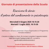 Open Day Scuola di Specializzazione Interazionista