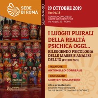 I luoghi plurali della realtà psichica oggi...
