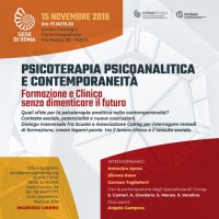 Psicoterapia Psicoanalitica e Contemporaneità