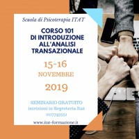 Corso 101 di introduzione all'analisi transazionale