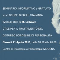 Gruppi di Skill Training (Metodo DBT di M. Linhean)