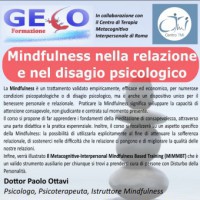 Mindfulness nella relazione e nel disagio psicologico
