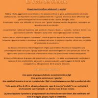 La Voce del Silenzio - Gruppi esperienziali per adolescenti e genitori