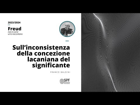 Sull'inconsistenza della concezione lacaniana del significante